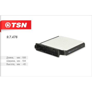 Фильтр салона логан''' <b>TSN 97476</b>