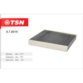 Фильтр салона угольный 9.7.891K <b>TSN 97891K</b>
