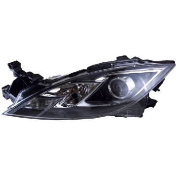 Фара MAZDA 6 07-12 черная, под электрокорректор лев. <b>TYC TG-216-1155L-LD-EM2</b>