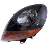 Фара RENAULT KANGOO 03-07 черная, желтый поворот <b>TYC TG-551-1145L-LDEM2Y</b>