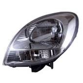 Фара RENAULT KANGOO 03-07 хром, белый поворот <b>TYC TG-551-1145L-LDEMC</b>