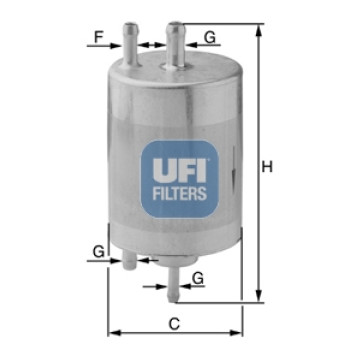 Фильтр топл.AUDI A4 III 1.8 2004-2008 <b>UFI 3195800</b>
