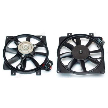 Вентилятор охл 1117-1119, ВАЗ 2123 эл ( 8 лоп.) с резистором в сборе <b>ВЕНТО 1118-1300025-01 с резистором</b>