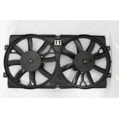 Электровентилятор охлаждения ВАЗ 2123 Нива Шевроле (8 лопастей) без резистора в сборе <b>ВЕНТО 2123-1300025-01</b>