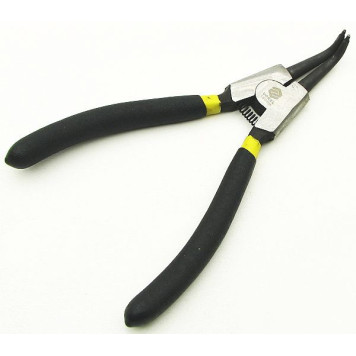 Съемник стопорного кольца на разжатие изогнутый (180мм) VOREL 43056