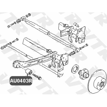 Сайлентблок балки задней подвески VTR AU0403R-1