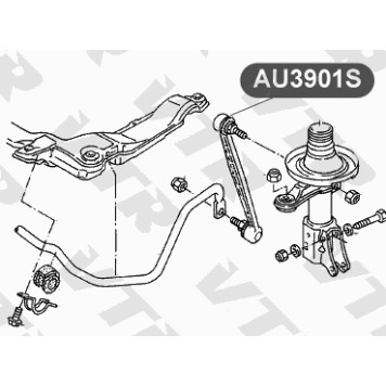 Тяга стабилизатора передней подвески VTR AU3901S-1
