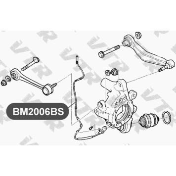 Датчик АБС задней подвески, двусторонний VTR BM2006BS-1