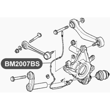 Датчик АБС задней подвески, двусторонний VTR BM2007BS-1