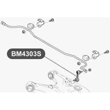 Тяга стабилизатора задней подвески VTR BM4303S-1