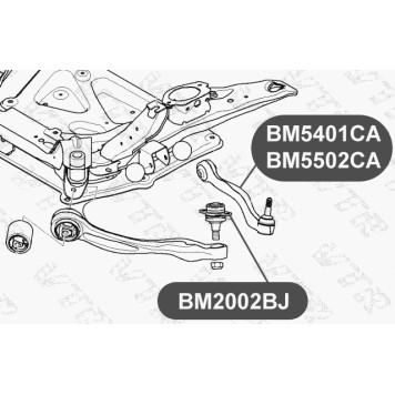 Рычаг передней подвески, левый VTR BM5401CA-1