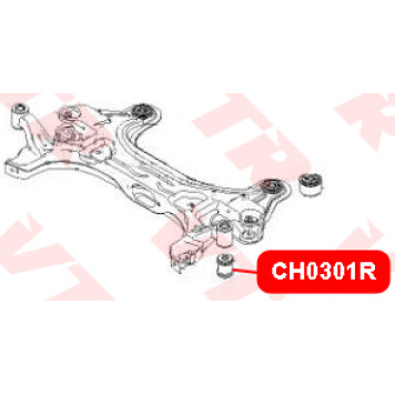 Сайлентблок подрамника передней подвески, передний VTR CH0301R-1