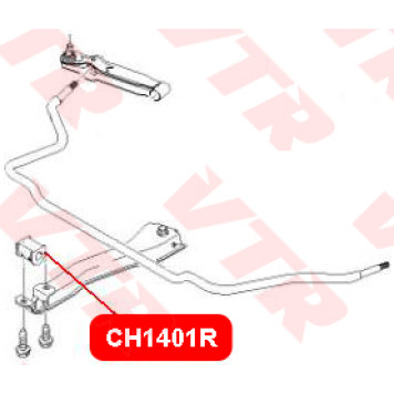 Втулка стабилизатора передней подвески VTR CH1401R-1