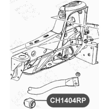 Втулка полиуретановая стабилизатора передней подвески VTR CH1404RP-1