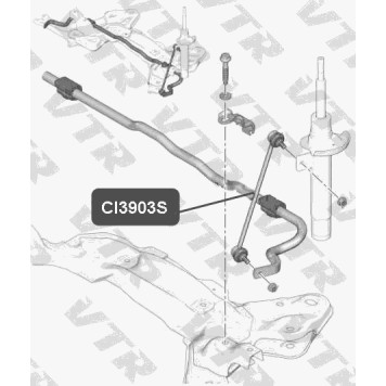 Тяга стабилизатора передней подвески VTR CI3903S-1