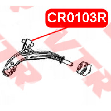 Сайлентблок рычага передней подвески, передний VTR CR0103R-1