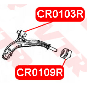 Сайлентблок нижнего рычага передней подвески VTR CR0109R-1