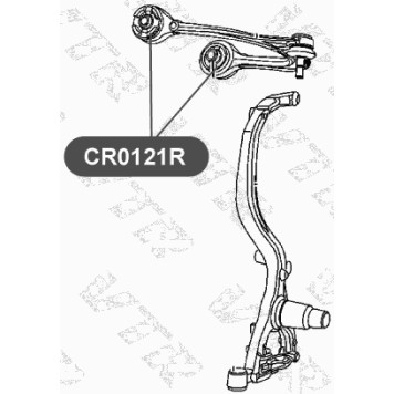 Сайлентблок верхнего рычага передней подвески VTR CR0121R-1