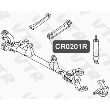 Сайлентблок нижнего рычага передней подвески VTR CR0201R-1