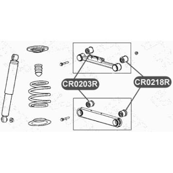 Сайлентблок рычага задней подвески VTR CR0218R-1