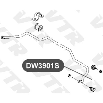 Тяга стабилизатора передней подвески VTR DW3901S-1