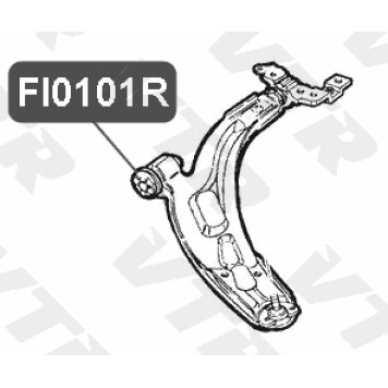 Сайлентблок нижнего рычага передней подвески, передний VTR FI0101R-1