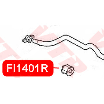 Втулка стабилизатора передней подвески VTR FI1401R-1