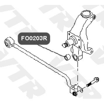 Сайлентблок рычага задней подвески, цапфы VTR FO0203R-1