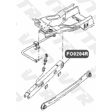 Сайлентблок рычага задней подвески VTR FO0204R-1