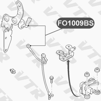 Датчик АБС передней подвески, двусторонний VTR FO1009BS-1