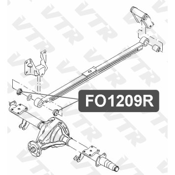 Втулка рессоры задней подвески VTR FO1209R-1