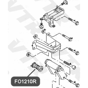 Втулка рессоры задней подвески VTR FO1210R-1