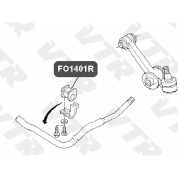 Втулка стабилизатора передней подвески VTR FO1401R-1