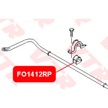 Втулка полиуретановая стабилизатора передней подвески VTR FO1412RP-1