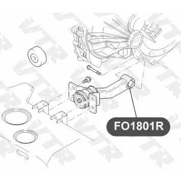 Сайлентблок опоры двигателя VTR FO1801R-1