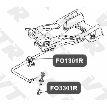 Втулка тяги стабилизатора задней подвески VTR FO3301R-1