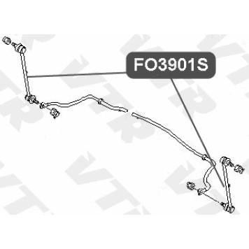 Тяга стабилизатора передней подвески VTR FO3901S-1