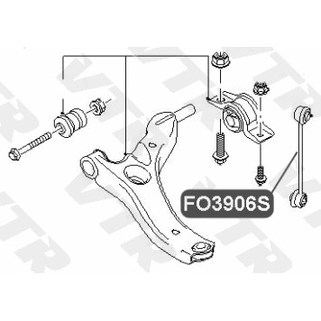 Тяга стабилизатора передней подвески VTR FO3906S-1