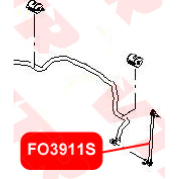 Тяга стабилизатора передней подвески VTR FO3911S-1