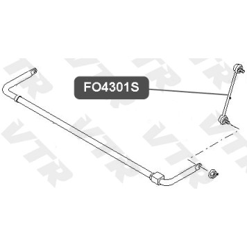 Тяга стабилизатора задней подвески VTR FO4301S-1
