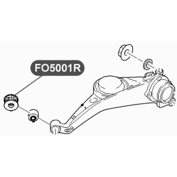 Манжеты сайлентблока (2 шт) VTR FO5001R-1
