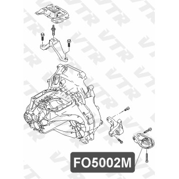 Подушка двигателя, задняя VTR FO5002M-1
