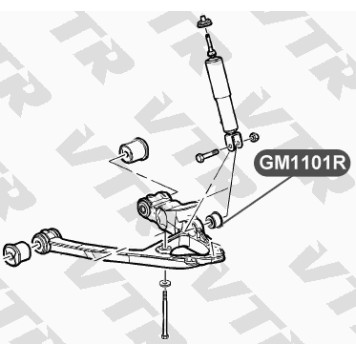 Сайлентблок амортизатора передней подвески VTR GM1101R-1