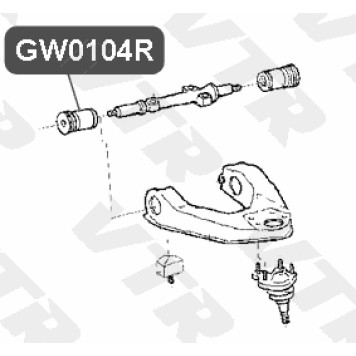 Сайлентблок верхнего рычага передней подвески VTR GW0104R-1