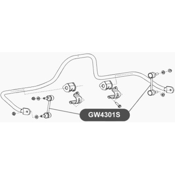 Тяга стабилизатора задней подвески VTR GW4301S-1