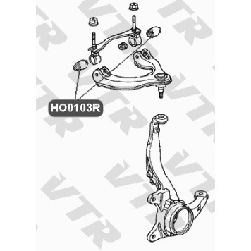 Сайлентблок верхнего рычага передней подвески VTR HO0103R-1