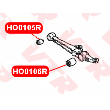 Сайлентблок нижнего рычага передней подвески, внутренний VTR HO0105R-1