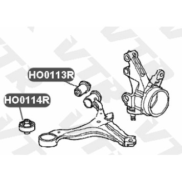 Сайлентблок поперечного рычага передней подвески, задний VTR HO0113R-1