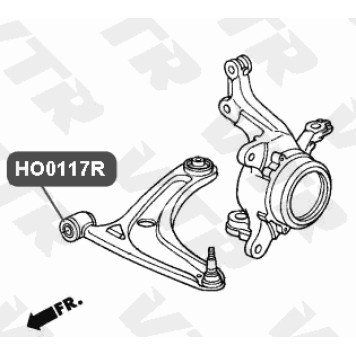 Сайлентблок нижнего рычага передней подвески, передний VTR HO0117R-1