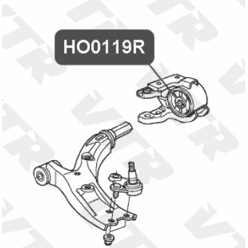 Сайлентблок рычага передней подвески, задний VTR HO0119R-1